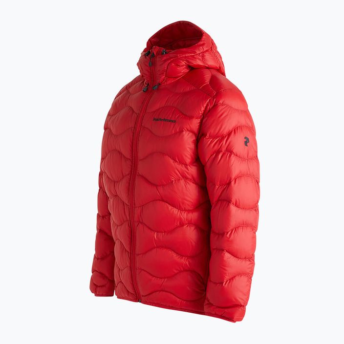 Pánska bunda Peak Performance Helium Down Hood Jacket Red G77849160 3