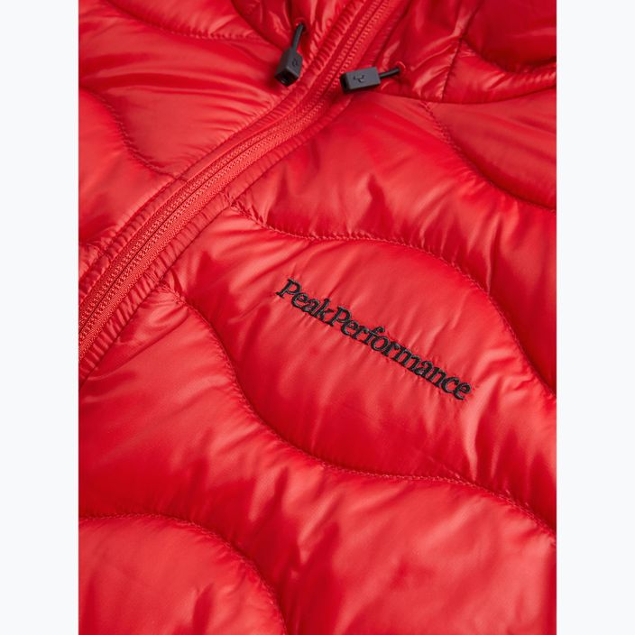 Pánska bunda Peak Performance Helium Down Hood Jacket Red G77849160 4