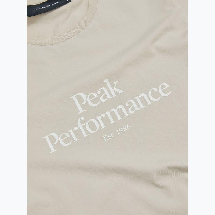 Dámske trekingové tričko Peak Performance Original béžové G77737 3