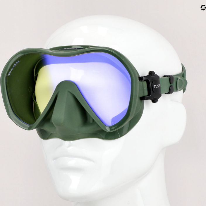 Potápačská maska Tusa Zeense Pro zelená M1010S 8