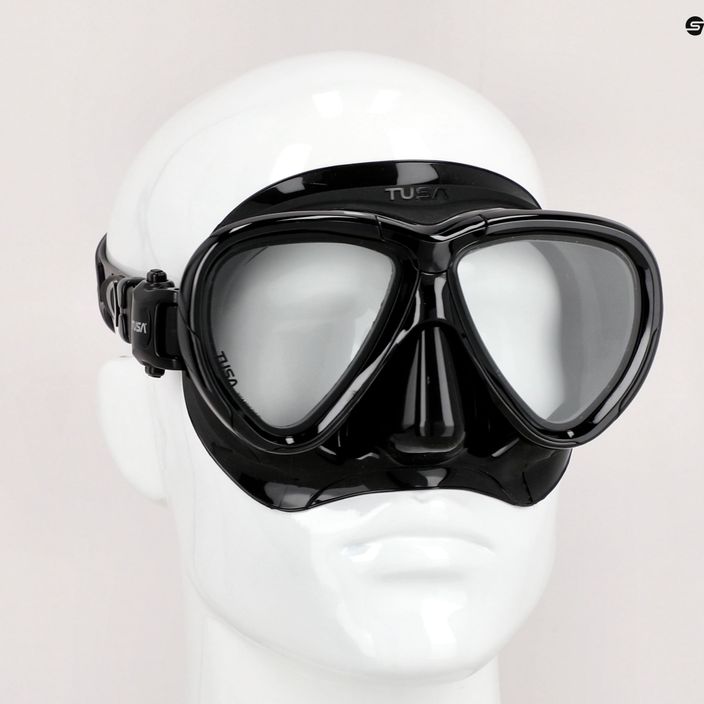 TUSA Intega Mask potápačská maska čierna M-2004 6