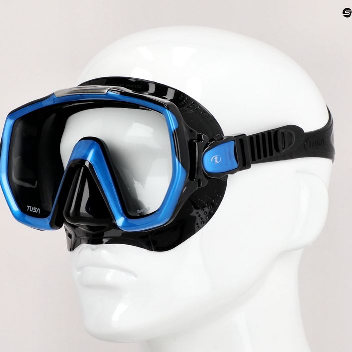 Potápačská maska TUSA Freedom Elite čierno-modrá M-1003 7