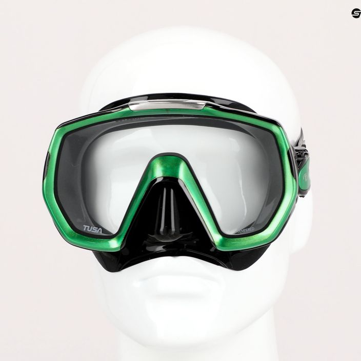 Potápačská maska TUSA Freedom Elite čierno-zelená 1003 7