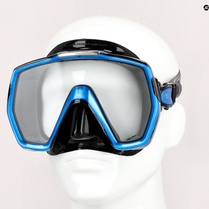 Potápačská maska TUSA Freedom Hd Black/Blue M-1002 7