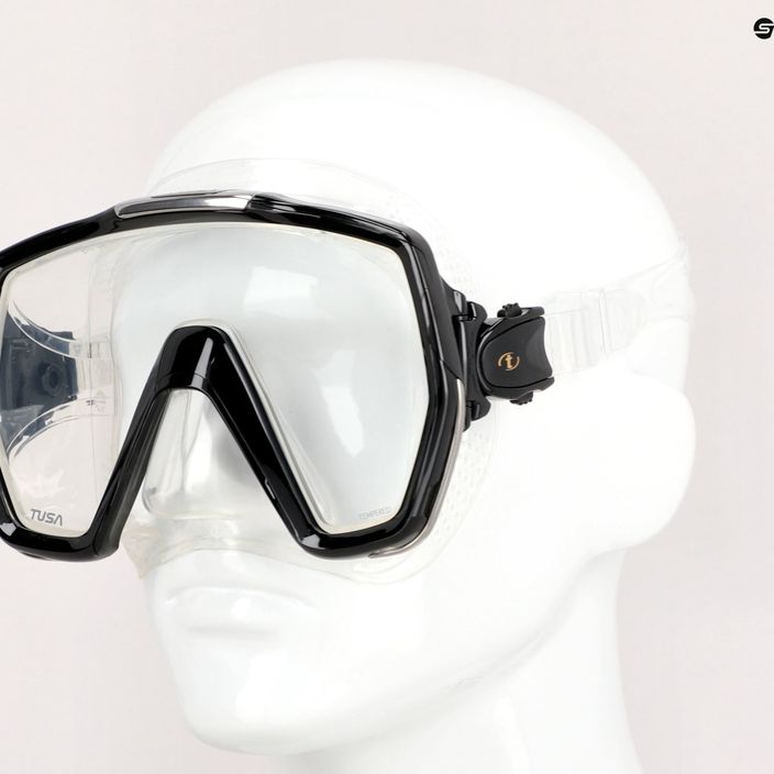 Potápačská maska TUSA Freedom Hd Black/Black 1001 2