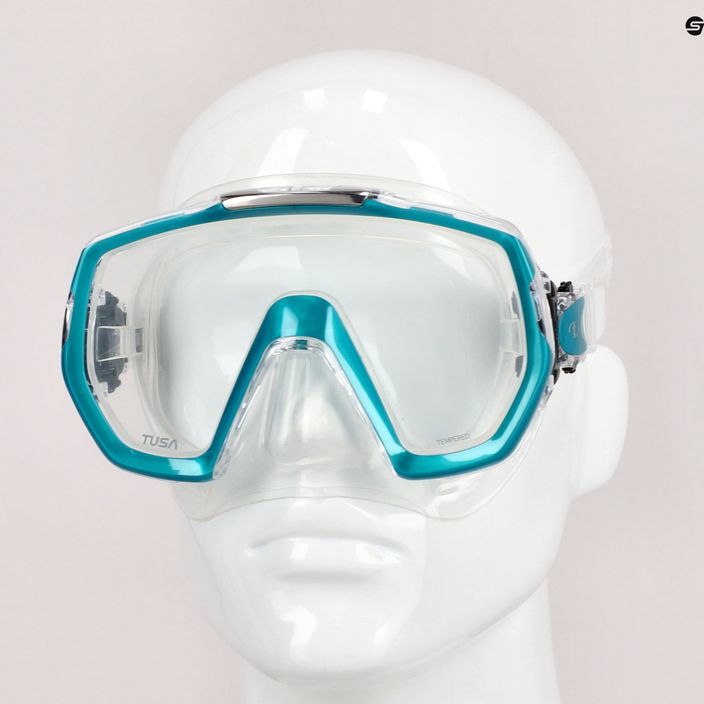 Potápačská maska TUSA Freedom Elite zelenej farby M-1003 6