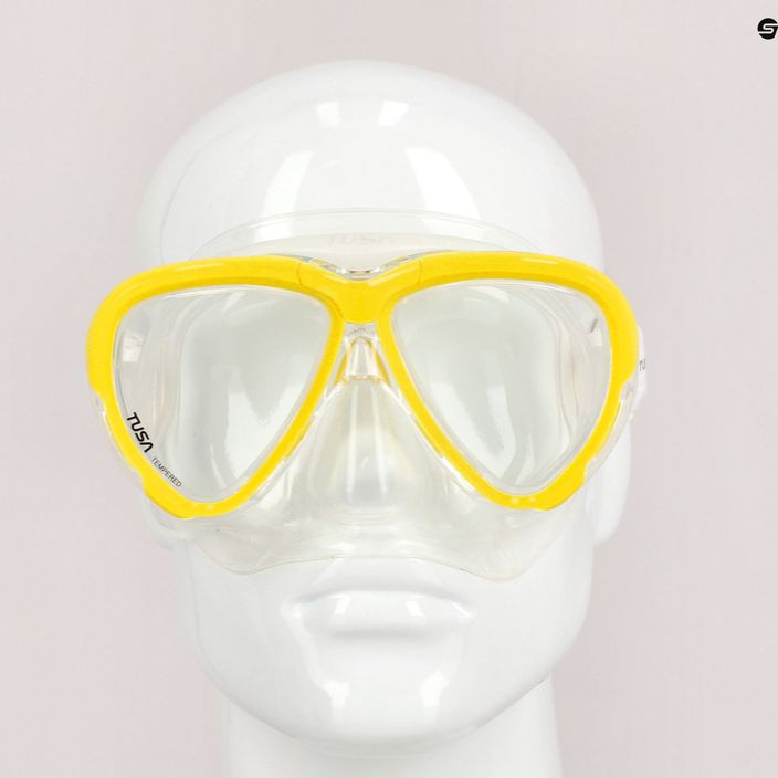 Potápačská maska TUSA Intega Yellow/Clear 2004 6