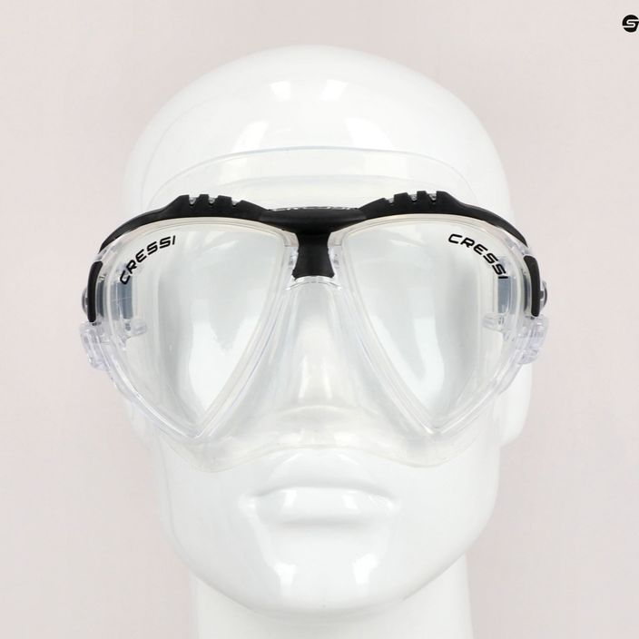 Potápačská maska Cressi Matrix čierna/čierna DS301060 7