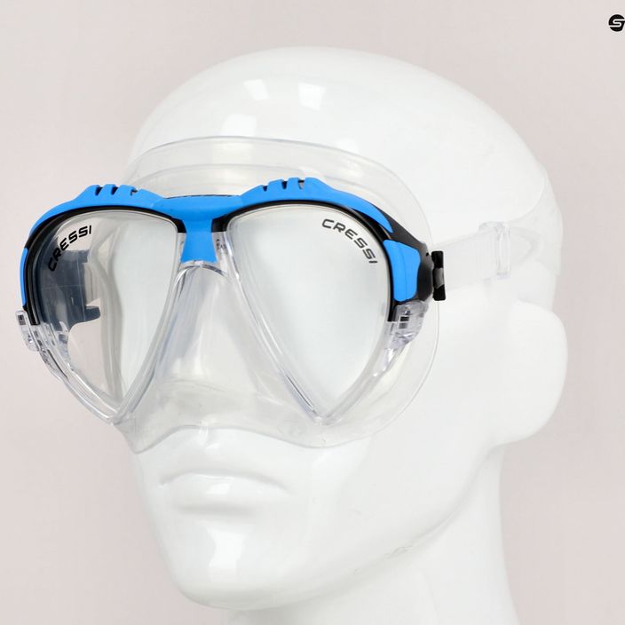 Potápačská maska Cressi Matrix modrá/farebná DS301020 8