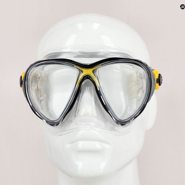 Potápačská maska Cressi Big Eyes Evolution sivá DS340010 8