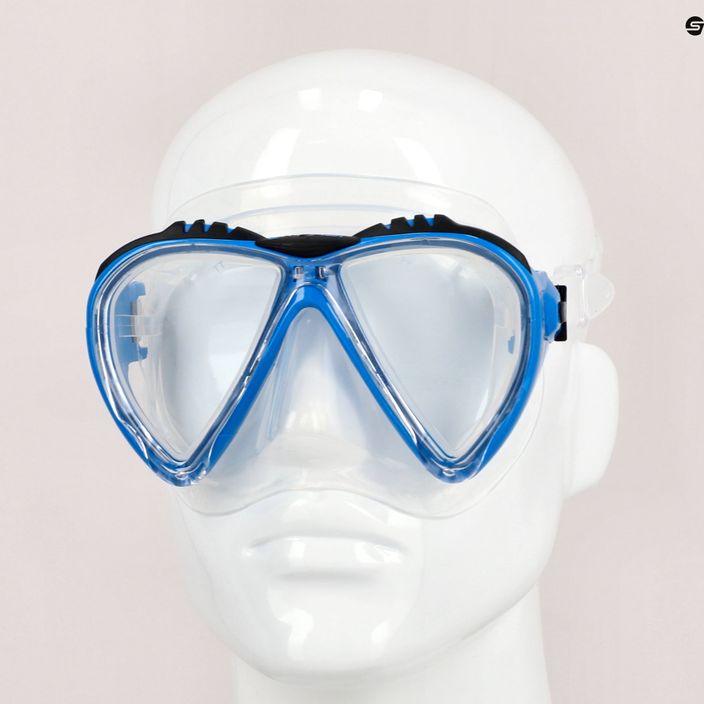 Potápačská maska Cressi Lince modrá/čierna DS311020 7