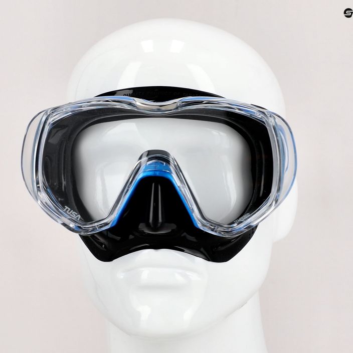 Potápačská maska TUSA Tri-Quest Fd Black/Blue M-3001 3