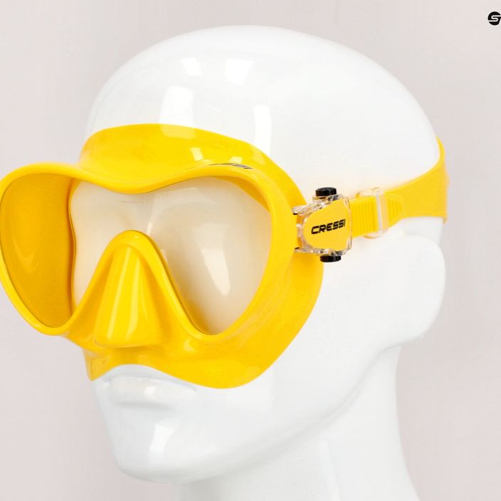 Potápačská maska Cressi F1 žltá ZDN281010 7