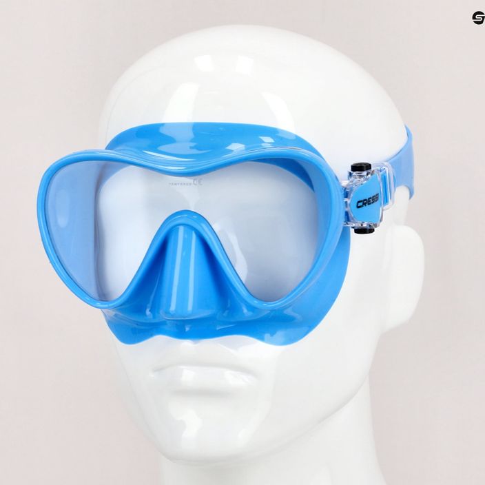 Potápačská maska Cressi F1 Small modrá ZDN311020 9