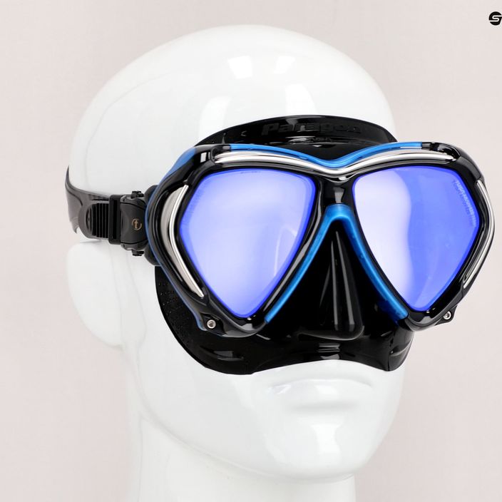 Potápačská maska TUSA Paragon Black/Blue M-2001 6