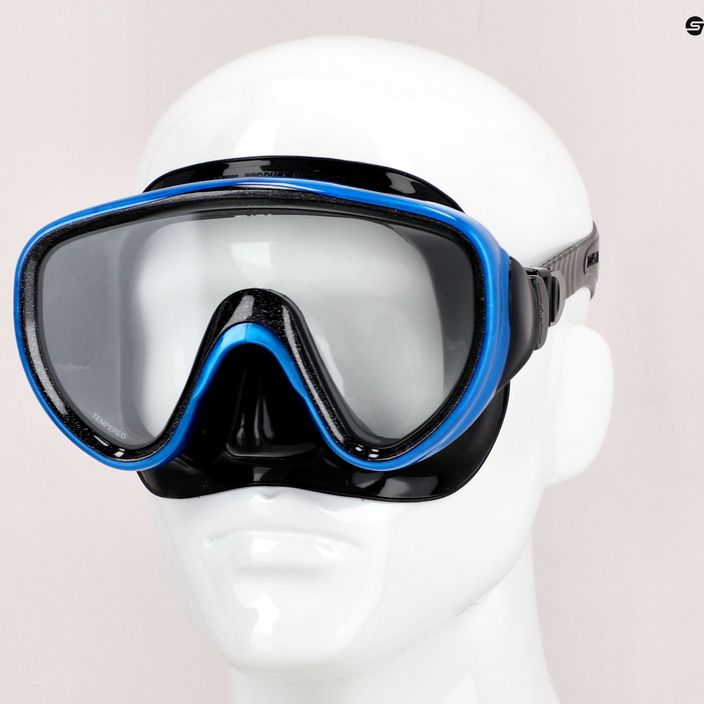 Potápačská maska TUSA Sportmask čierno-modrá UM-16QB FB 7