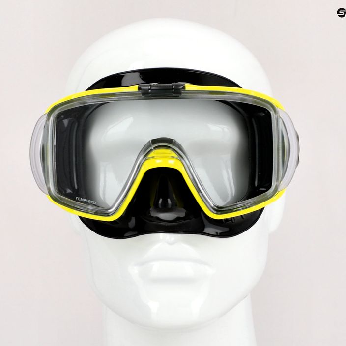 Potápačská maska TUSA Sportmask čierno-žltá UM-31QB FY 7