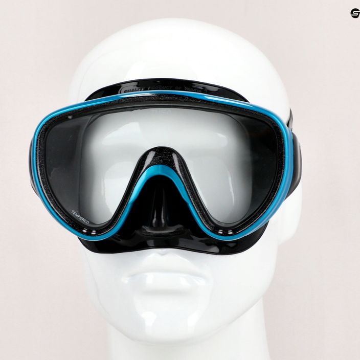 Potápačská maska TUSA Sportmask čierna/modrá UM-16QBFB 7