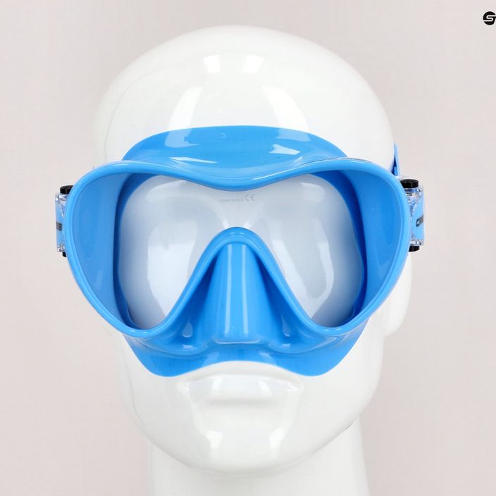 Potápačská maska Cressi F1 modrá ZDN281020 7