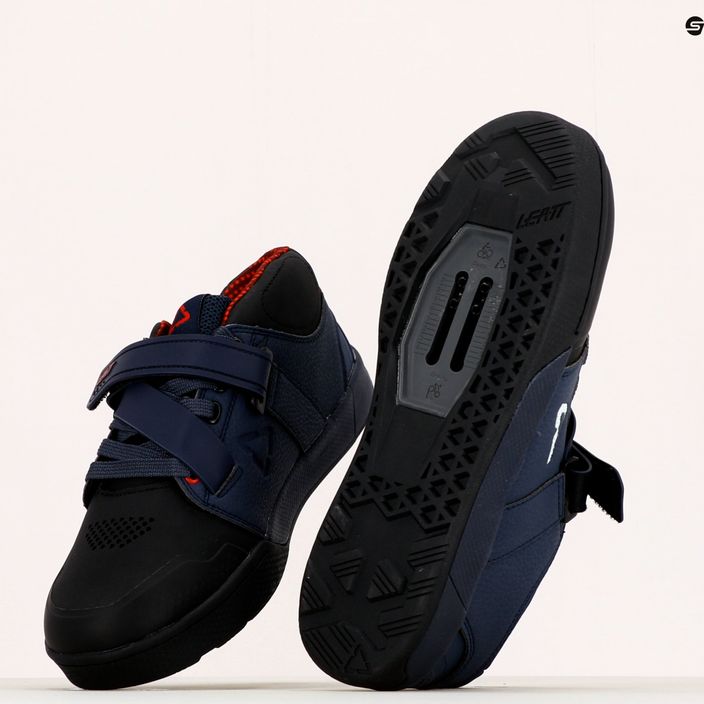 Pánska MTB cyklistická obuv Leatt 4.0 Clip navy blue/black 3021300402 11