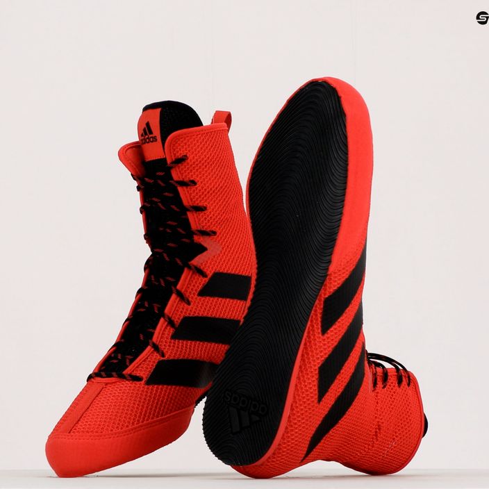 Boxerská obuv adidas Box Hog 3 červená FZ5305 9