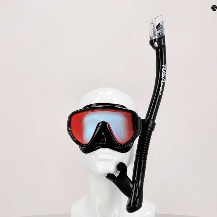 Potápačská súprava TUSA maska + šnorchel čierna UC-1625P 8