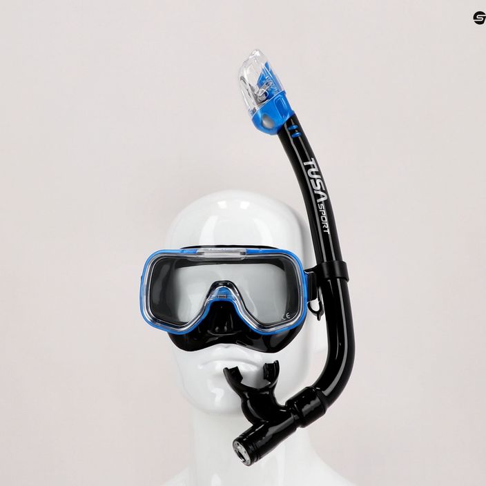 Potápačská súprava TUSA maska + šnorchel čierna UC-2022P 8