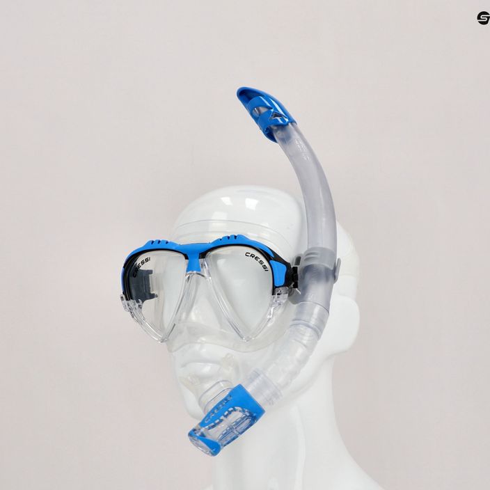 Potápačská súprava Cressi Matrix + Gamma maska + šnorchel modrá DS302501 8