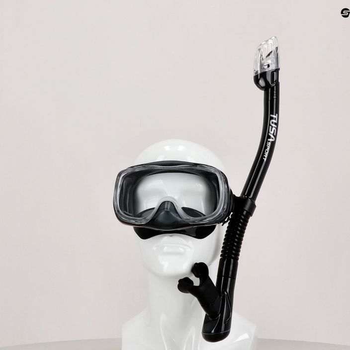 Potápačská súprava TUSA maska + šnorchel čierna UC-3325P 9