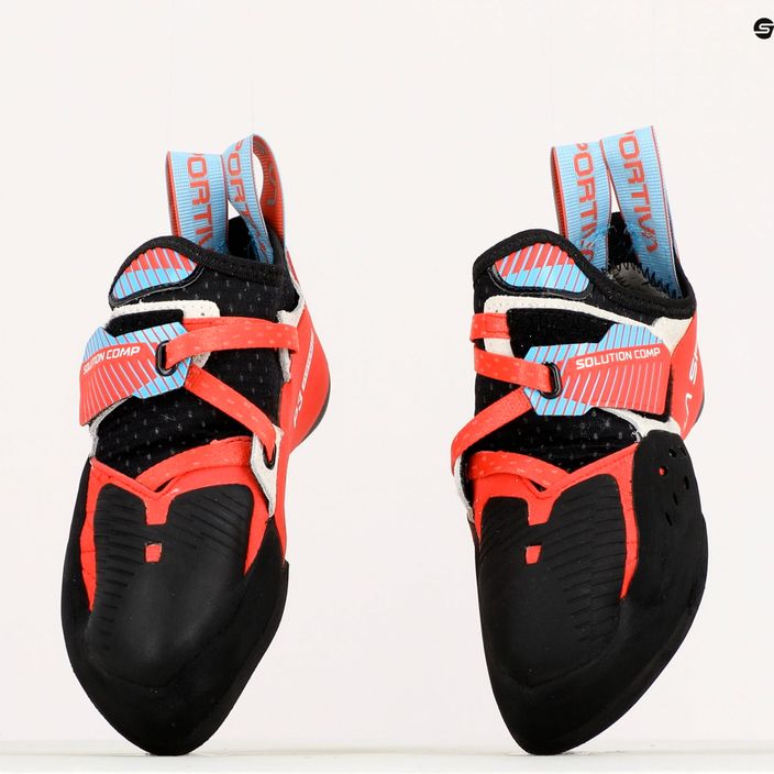 La Sportiva Solution Comp dámska lezecká obuv červená 30A402602 9