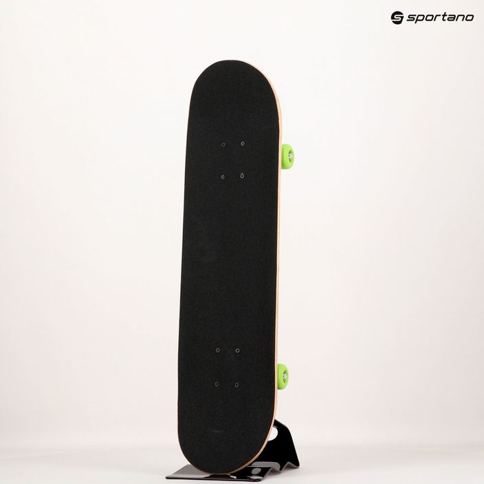 Detský klasický skateboard Playlife Drift čierno-zelený 880324 9