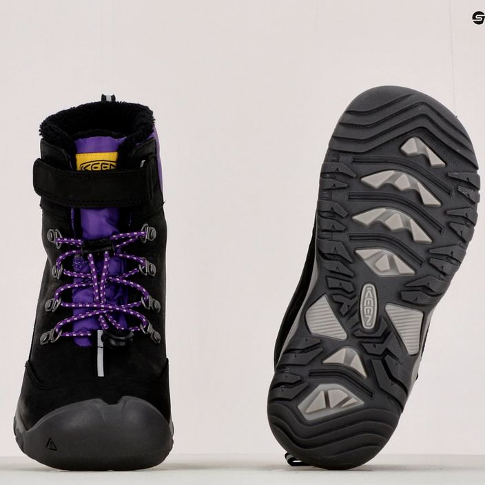 Detské trekingové topánky KEEN Greta black 1025522 17