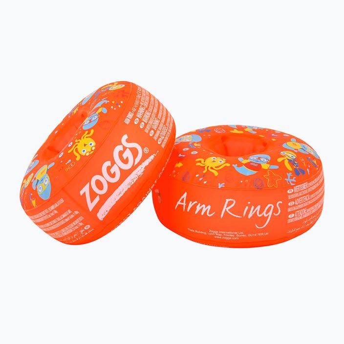 Zoggs Zoggy Arm Rings plavecké rukávy oranžové 465414