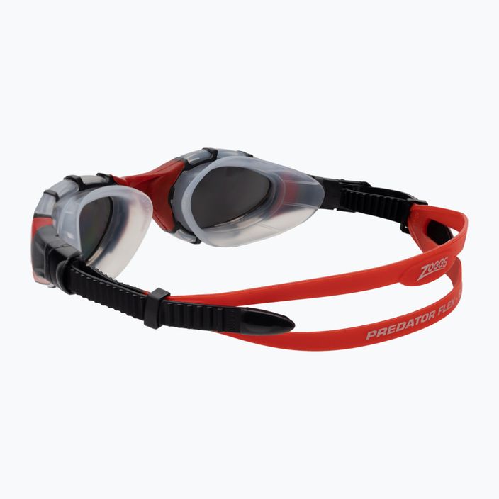 Plavecké okuliare Zoggs Predator Flex Titanium červené 461054 4