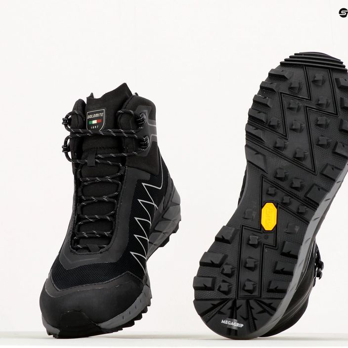 Pánske trekové topánky Dolomite Croda Nera Hi GTX black 10