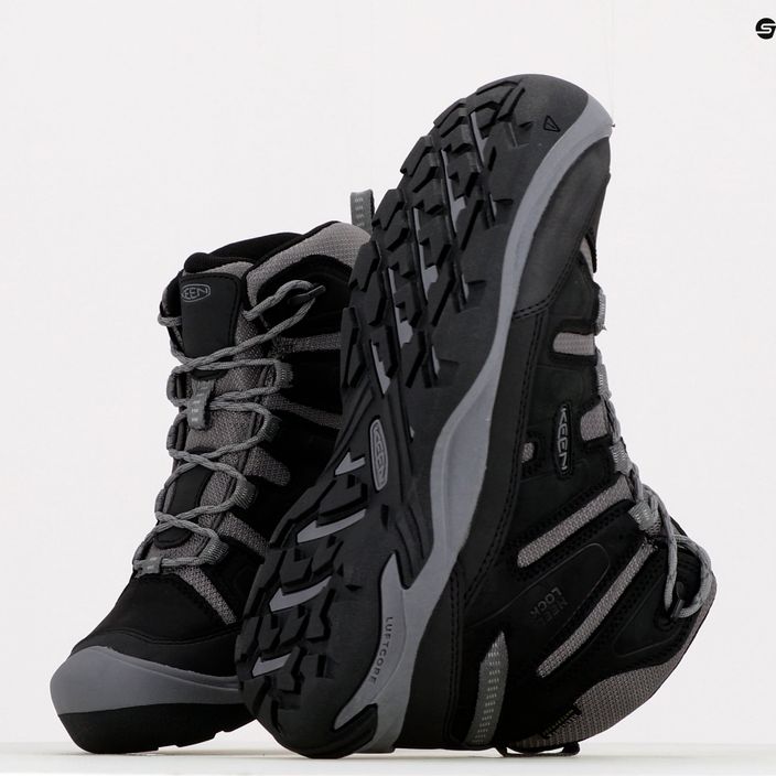 Pánske trekové topánky KEEN Circadia Mid Wp black-grey 1026768 15