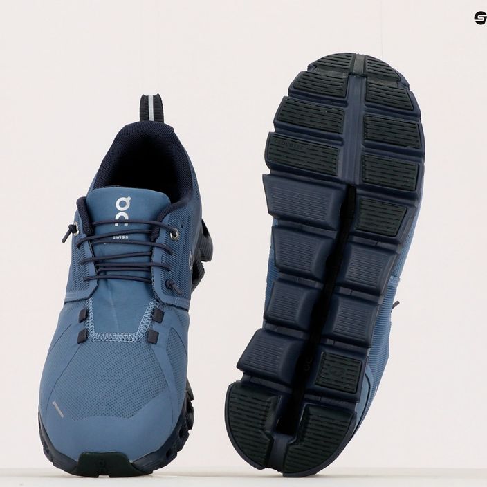 Pánska bežecká obuv On Cloud 5 Waterproof modrá 5998531 18