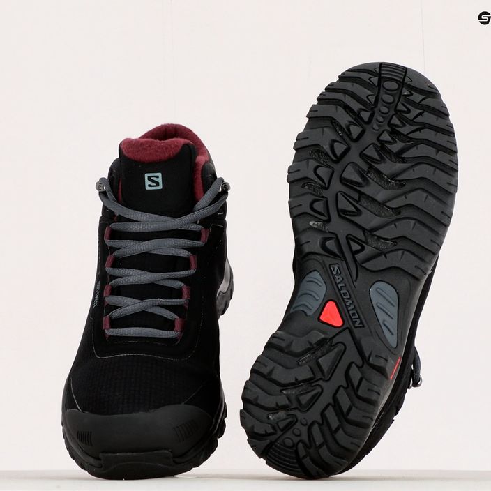 Dámske trekingové topánky Salomon Shelter CS WP čierne L41115 11