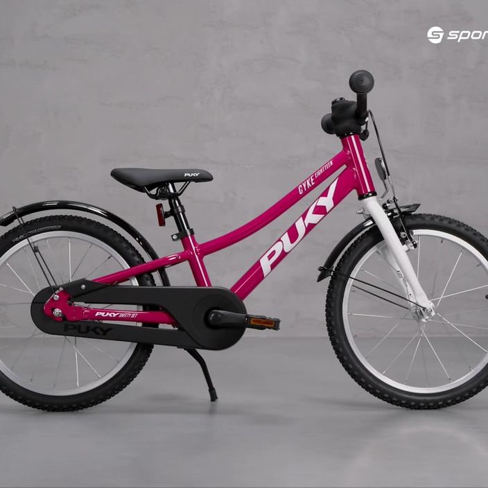 Detský bicykel PUKY Cyke 18 ružovo-biely 4404 9