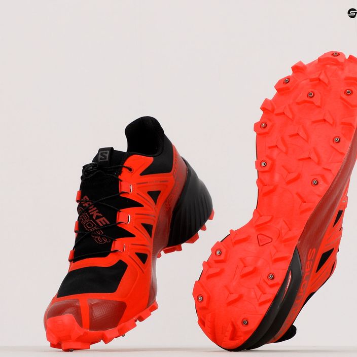 Pánska bežecká obuv Salomon Spikecross 5 GTX červená L4882 11