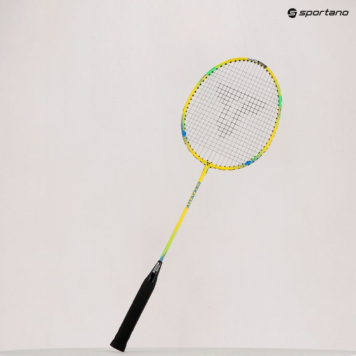 Badmintonová raketa Talbot-Torro Attacker žltá 429806 10