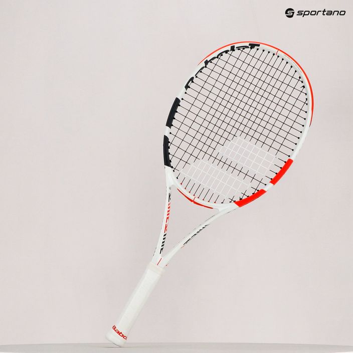 Detská tenisová raketa Babolat Pure Strike 26 biela 140401 8