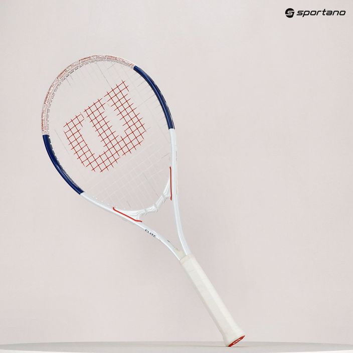 Tenisová raketa Wilson Roland Garros Elite bielo-modrá WR086110U 11