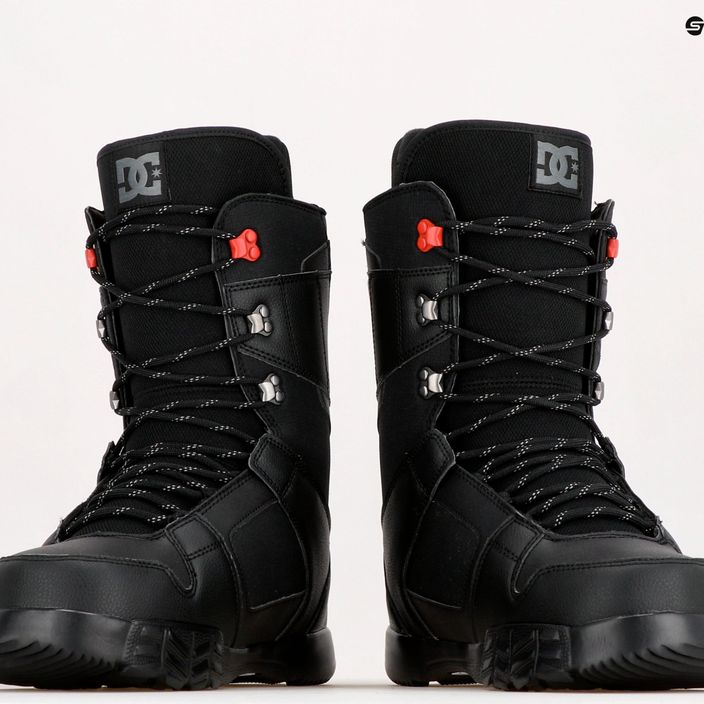 Pánske topánky na snowboard DC Phase black/red 9