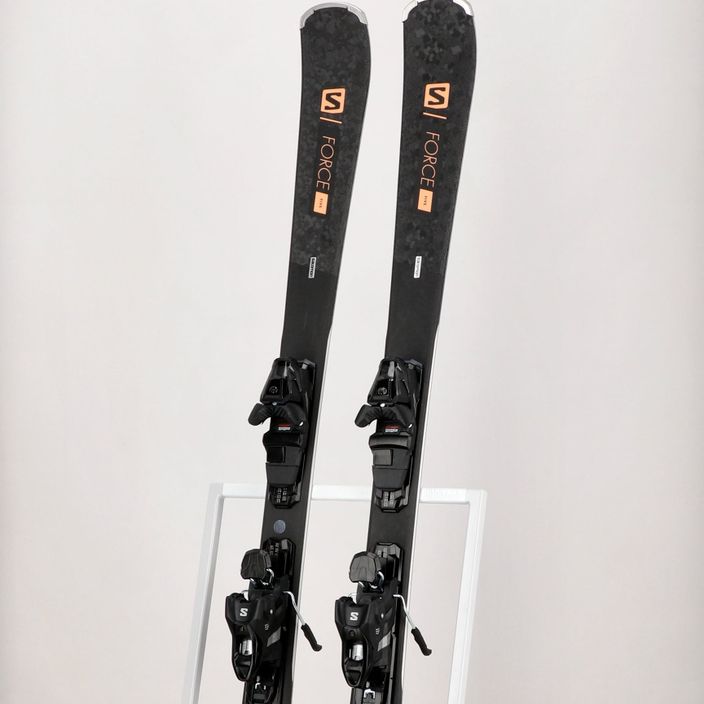 Dámske zjazdové lyže Salomon S/Force W 5 + M1 GW grey L411357/L4113241 10