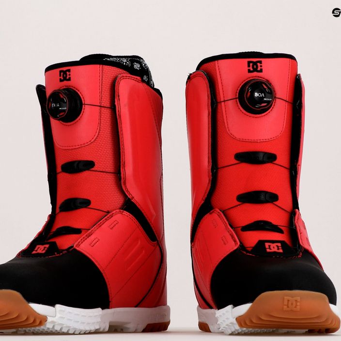 Pánske topánky na snowboard DC Control Boa racing red 9