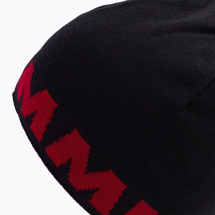 Mammut Logo zimná čiapka čierno-červená 1191-04891-0001-1 3