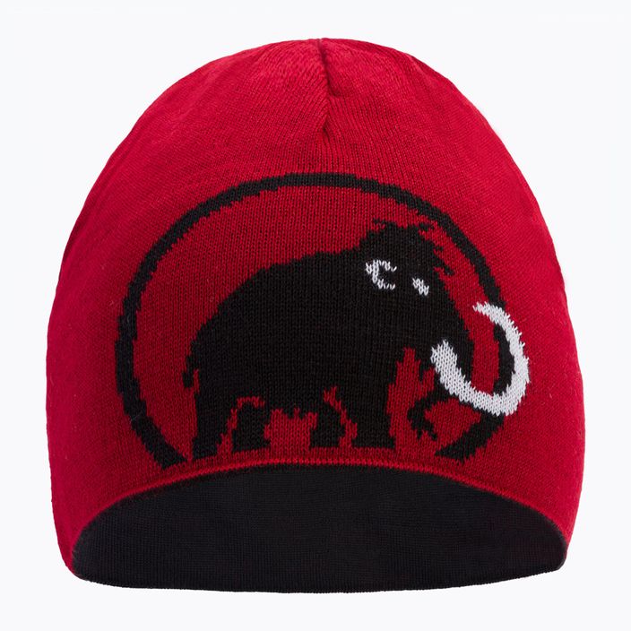 Mammut Logo zimná čiapka čierno-červená 1191-04891-0001-1 5