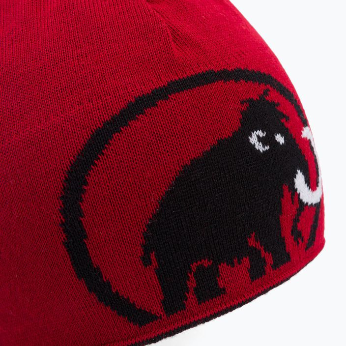 Mammut Logo zimná čiapka čierno-červená 1191-04891-0001-1 6