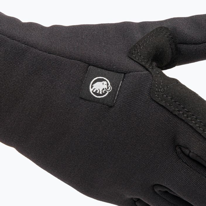 Trekingové rukavice Mammut Fleece Pro čierne 4